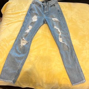 Hollister Curvy Ultra High-Rise Mom Jeans Hollister Vintage Stretch Size W24 L27